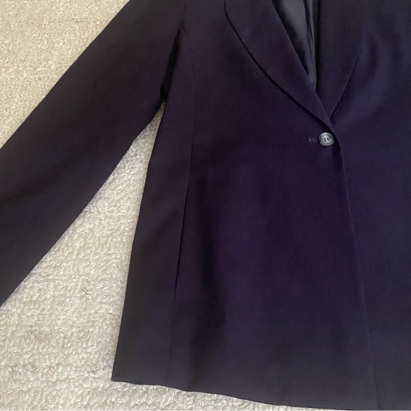 Classic Navy Jacket/Blazer ~harve benard ~Size 12 ~100% Wool Single Button - Picture 3 of 12